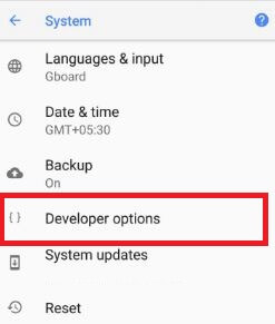 Kako omogućiti i onemogućiti opcije za programere na Androidu 8.1