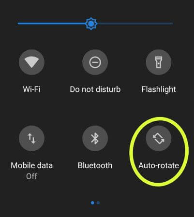 Kako automatski rotirati zaslon u android Pie 9.0