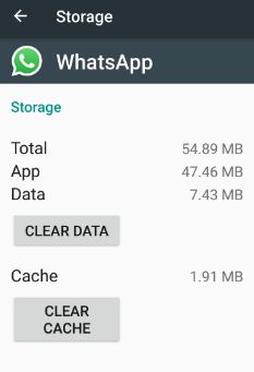 očisti predmemoriju WhatsAppa u android uređaju