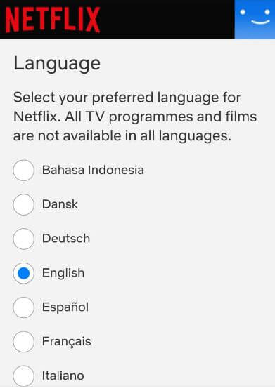 Promijenite željeni jezik zvuka za Netflix na androidu