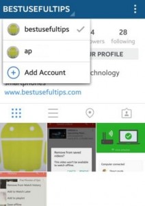 Kako zamijeniti instagram račune android telefona