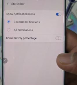 Kako promijeniti statusnu traku na Galaxy Note 10 i Note 10 Plus