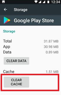 Očistite predmemoriju trgovine Google Play da biste ispravili pogrešku 110