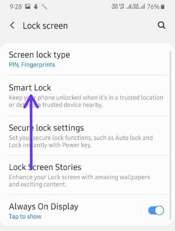 Kako se koristi Samsung A50 Smart Lock