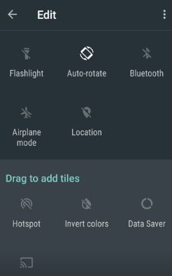 prilagodite brze postavke na Androidu Nougat 7.0